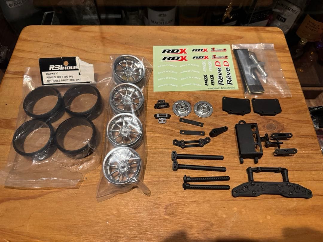 reve D RDX 完成品　シャーシ　オプション+タイヤホイール付き