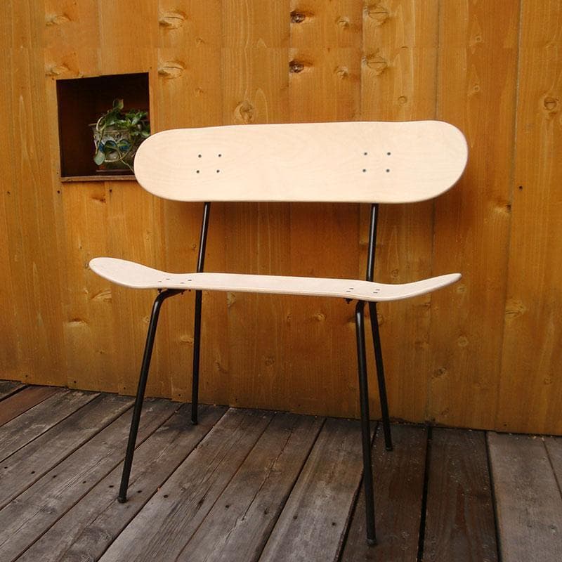 沖縄送料込 スケートボード チェア ベンチ スケボー ベース部品 001黒