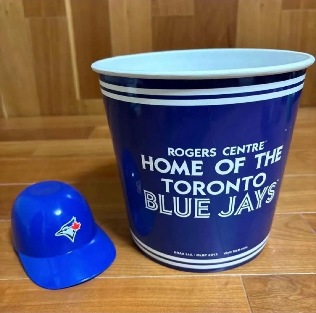 トロント・ブルージェイズ バケツとミニヘルメットセット