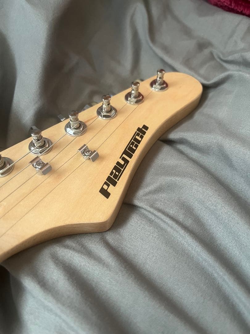 エレキギター ローズホワイト PLAYTECH プレイテック