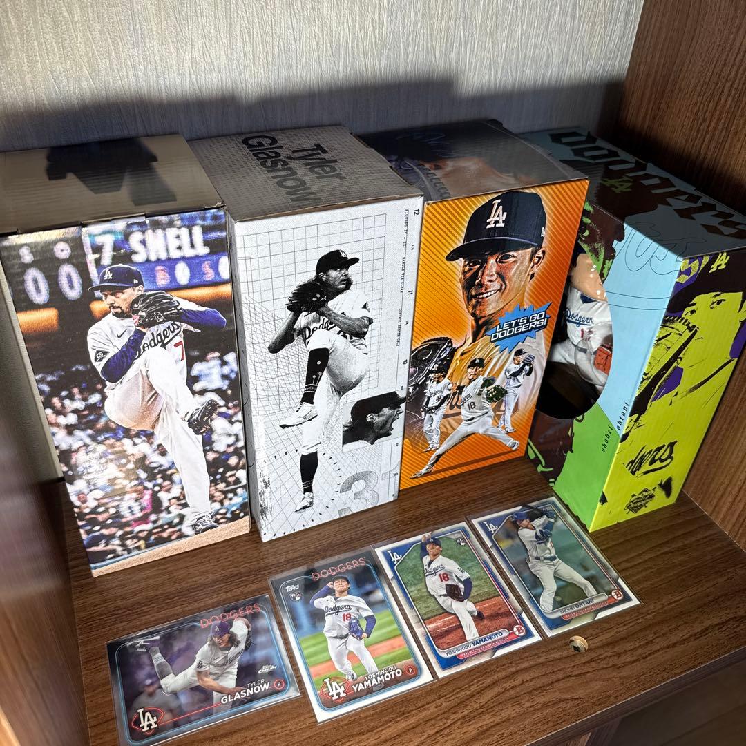 ドジャース先発BIG4ボブルヘッドセット