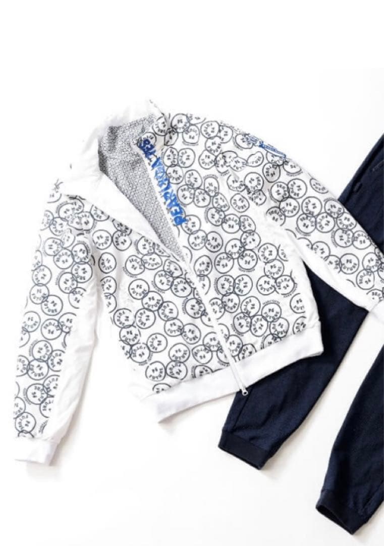 美品　定価6万　パーリーゲイツ リバーシブル 4way中綿ブルゾン ニコちゃんＳ