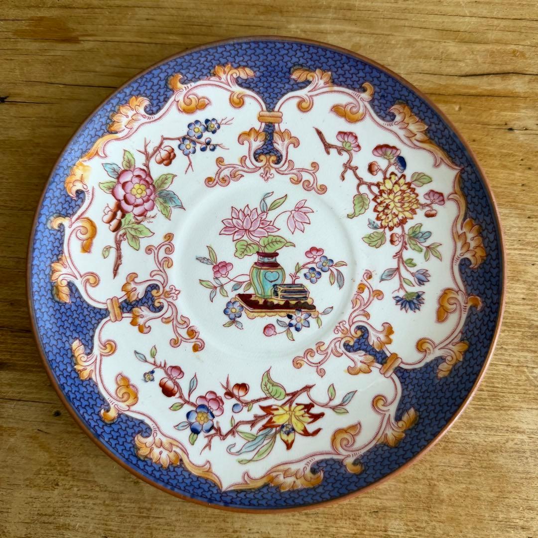 アンティーク サルグミンヌ ミントン ソーサー3枚