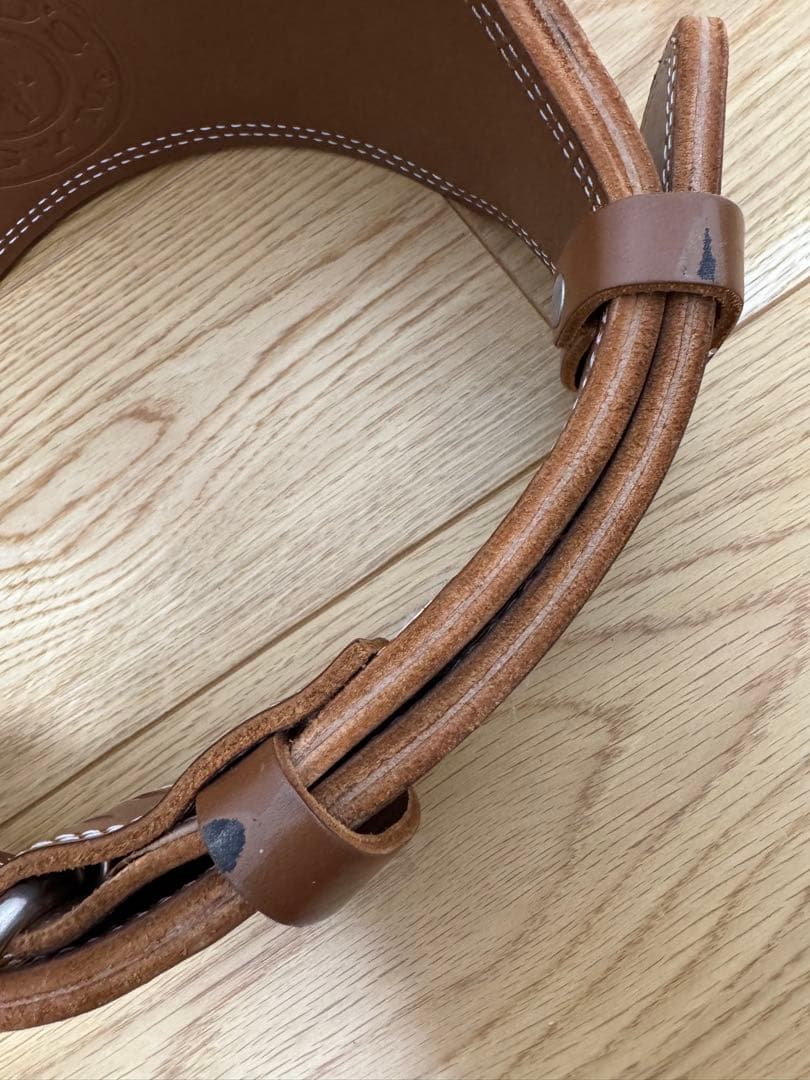 ゴールドジム（GOLD’S GYM)プロレザーベルトG3324（サイズM）