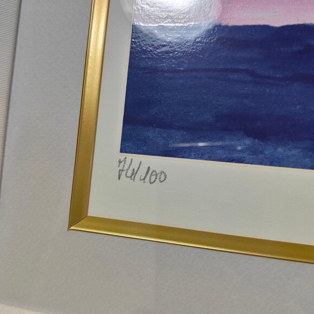 新品 ミッシェル・バテュ 【浜辺の黄昏】作品証明書付き 100部限定