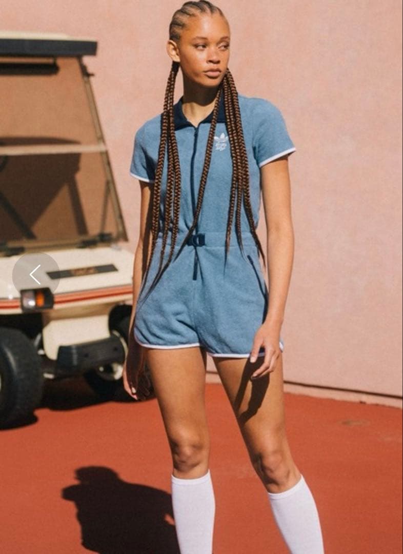 【adidas×BOGEY BOYS】パイル ロンパース ワンピース