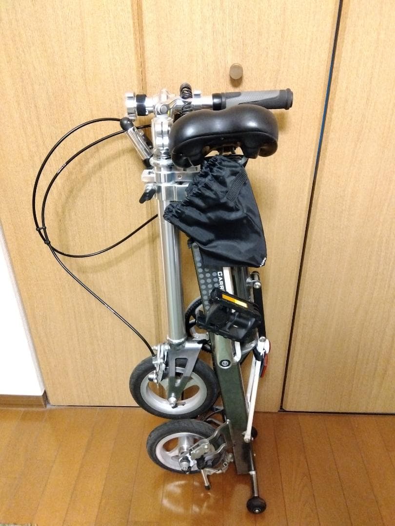 【CarryMe】8インチ折りたたみミニベロ　シルバー