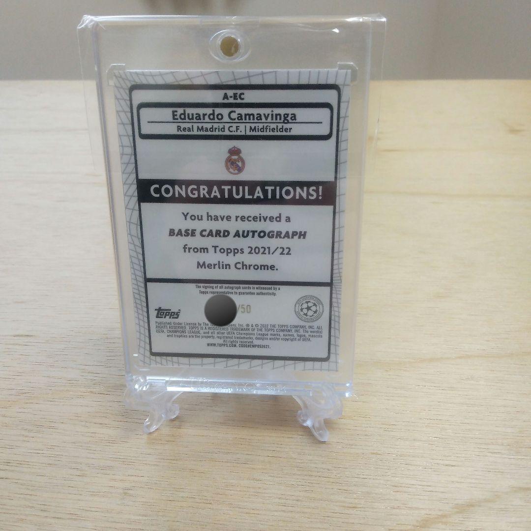 topps カマヴィンガ直筆サインカード