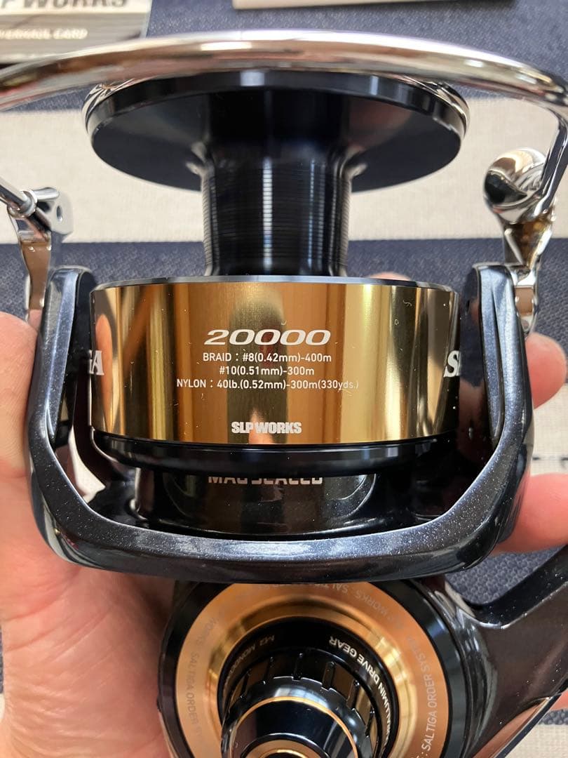 極美品！SLP WORKS 20ソルティガ　20000 PE12号300m付