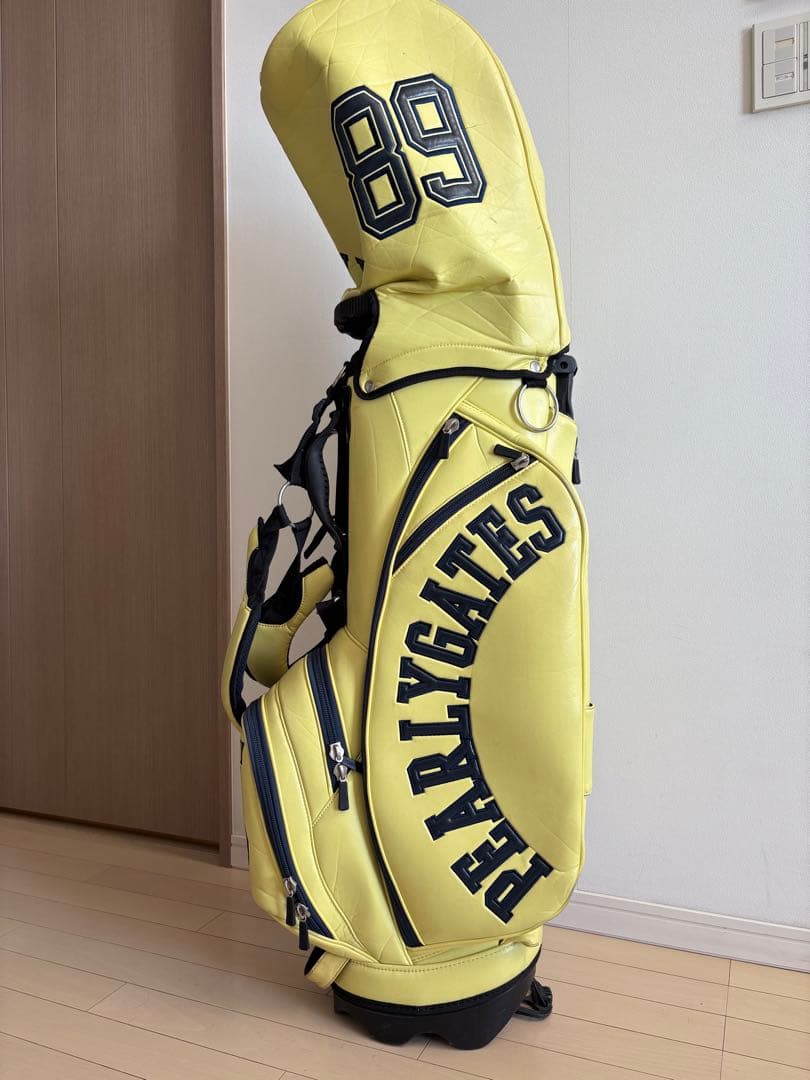 PEARLY GATES キャディバッグ イエロー