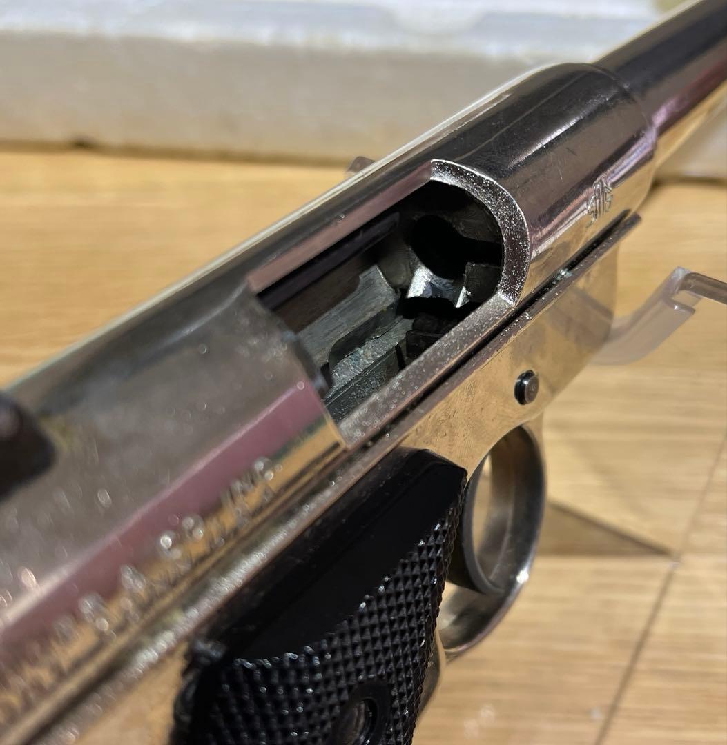 ロ*ー様 CMC ルガー MK1 ターゲット 5-1/2インチ　金属製 モデルガ