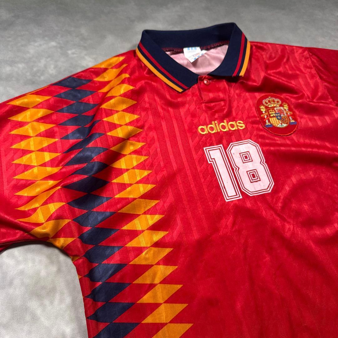 adidas古着94-96 スペイン代表　カミネロ　シティ監督グラルディオラ