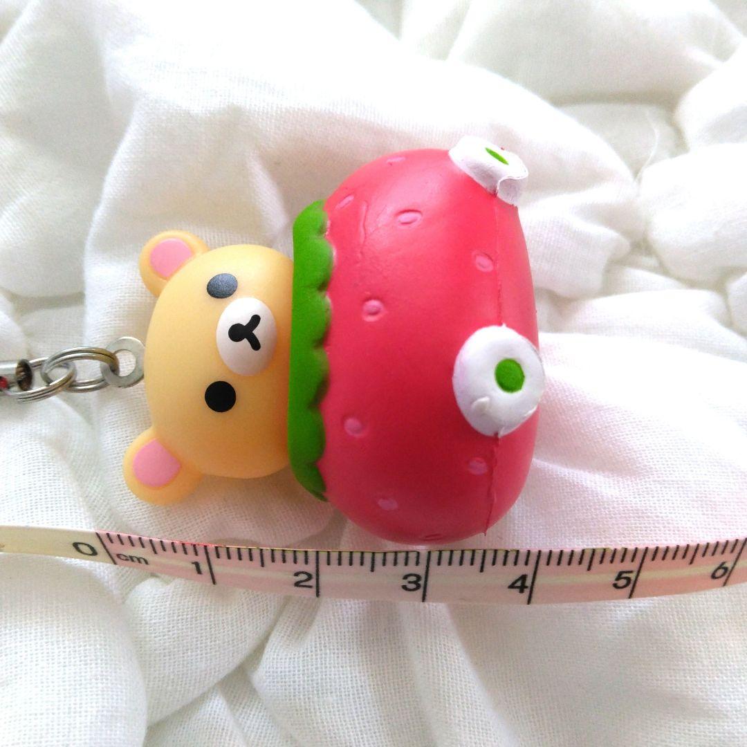 コリラックマ　やわらかマスコット　いちご　イチゴカー　リラックマ　スクイーズ