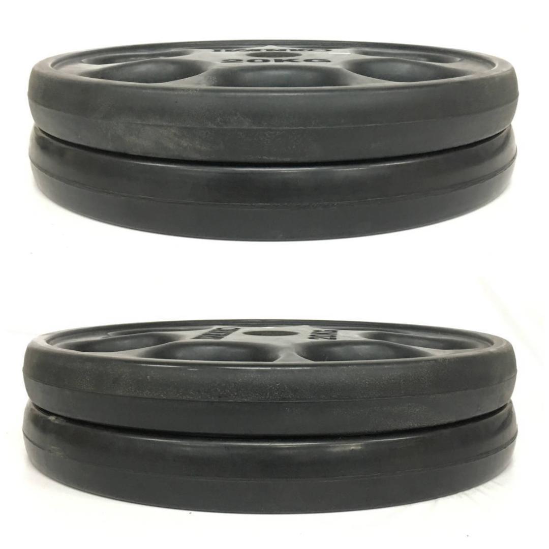 IVANKO イヴァンコ オリンピックラバー プレート 20㎏×2 計40㎏