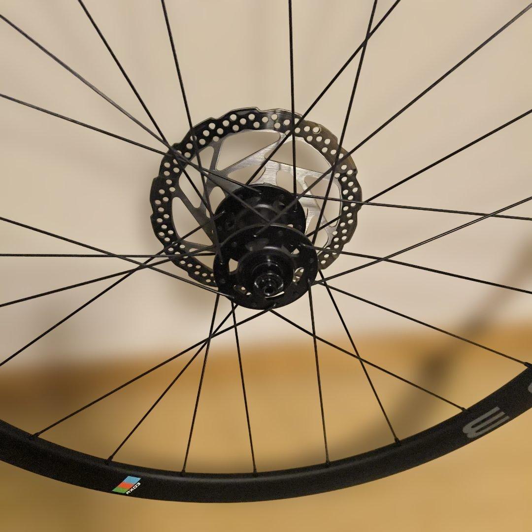 ALEXRIMS RXD3 700c 軽量ホイール ディスクローター付き