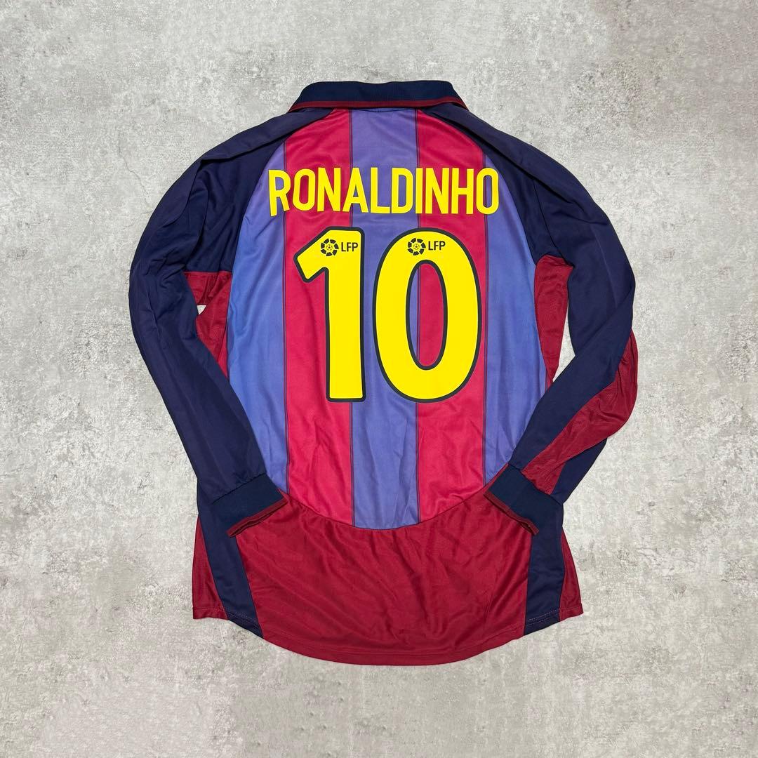バルセロナ 03/04 #10 ロナウジーニョ 長袖 ユニフォーム