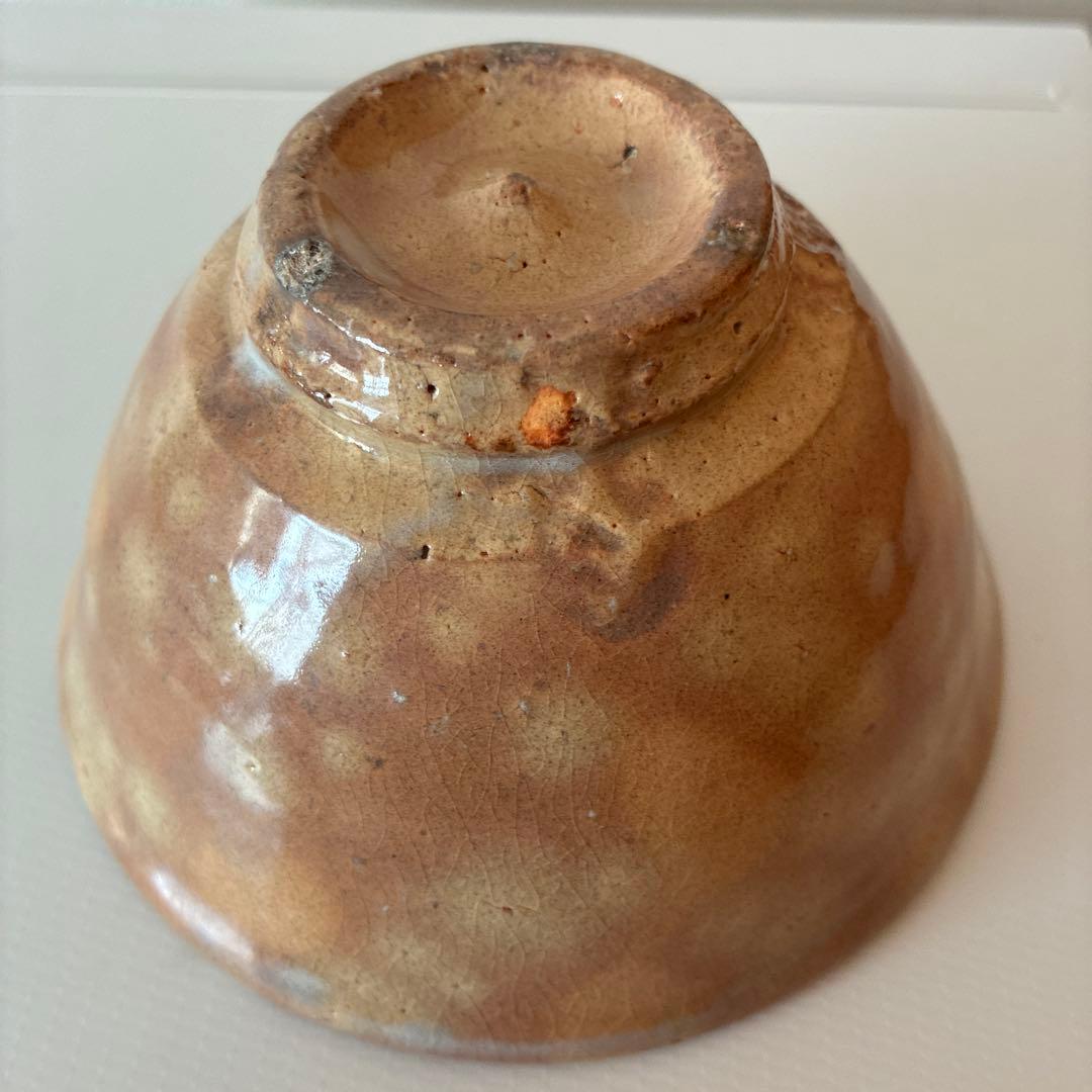 陶器 茶碗 田原陶兵衛 萩焼深川窯 茶道具 共箱 共布　骨董品【美品】