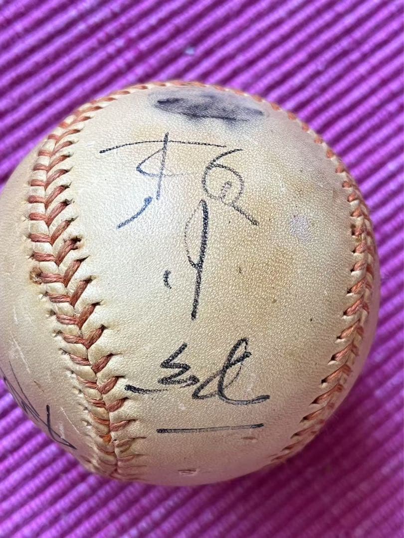 松井　優典 と 柏原純一野球サイン