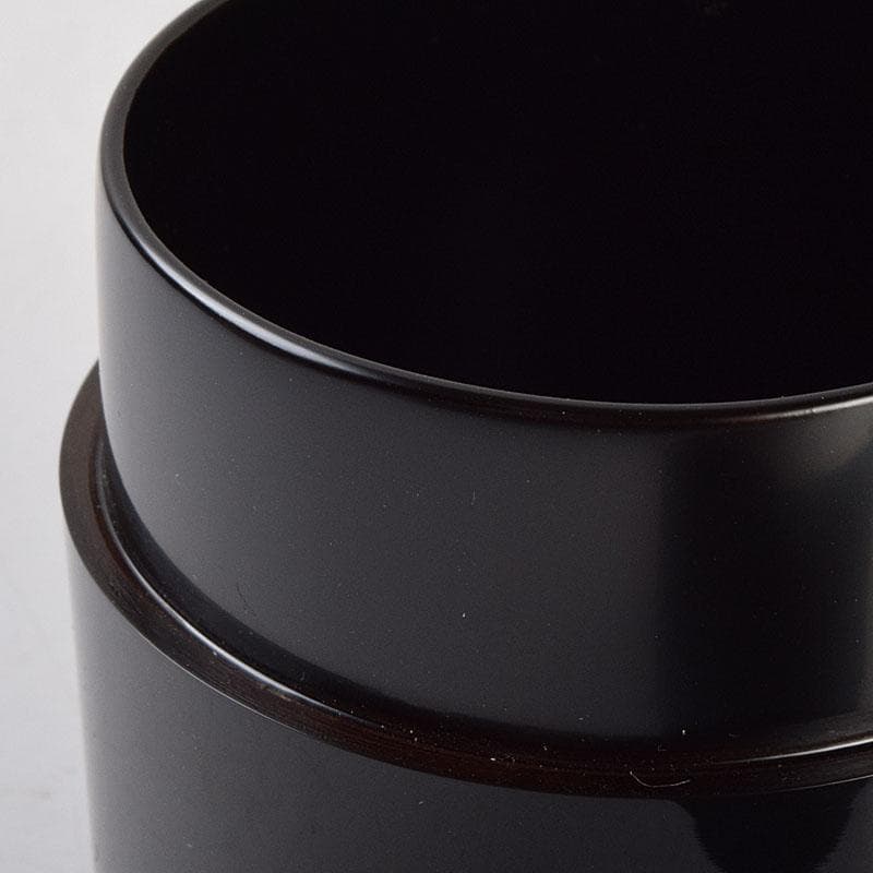 茶道具　輪島塗　中次　棗　共箱　V　9159