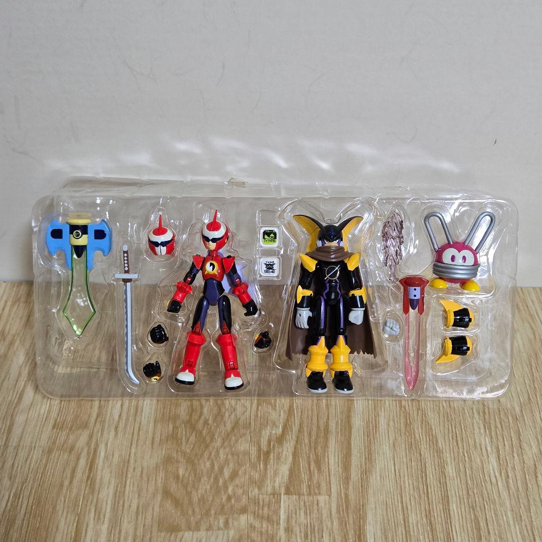 ロックマンエグゼ　ロッキンアクション　ブルース　フォルテ　フィギュア