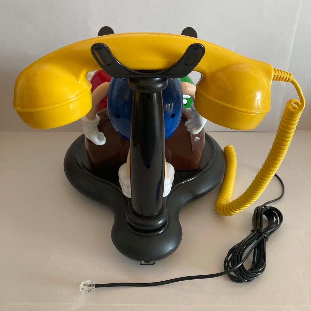 m&m's エムアンドエムズ キャラクターのおしゃべりする電話機 実際に使用可能