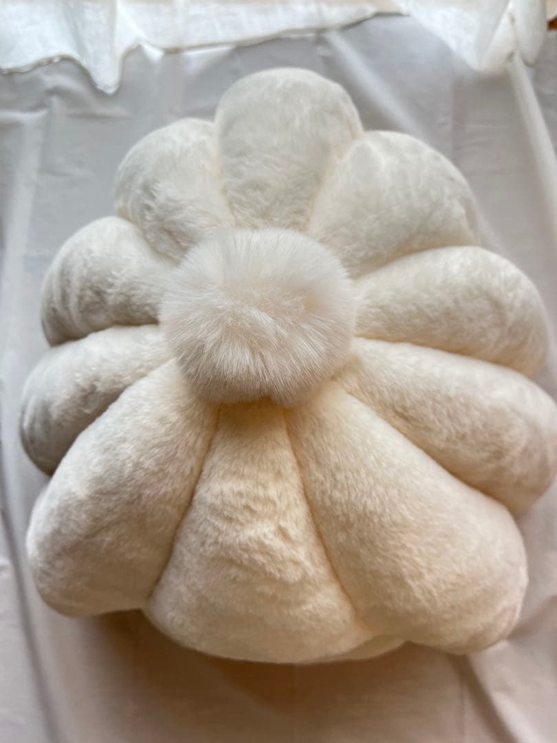 美品！　ファードーム型セミクローズドファーペットハウス クッション付