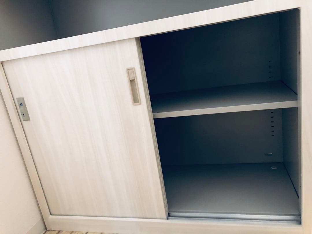 1/5削除!美品】ハイカウンター/受付カウンター約幅90×奥46×高95.5鍵付