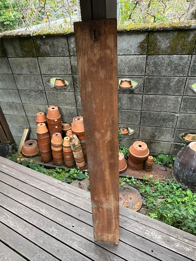 昭和レトロ　戦前　木製看板　明治火災保險株式會社代理店　店舗什器　蔵出し