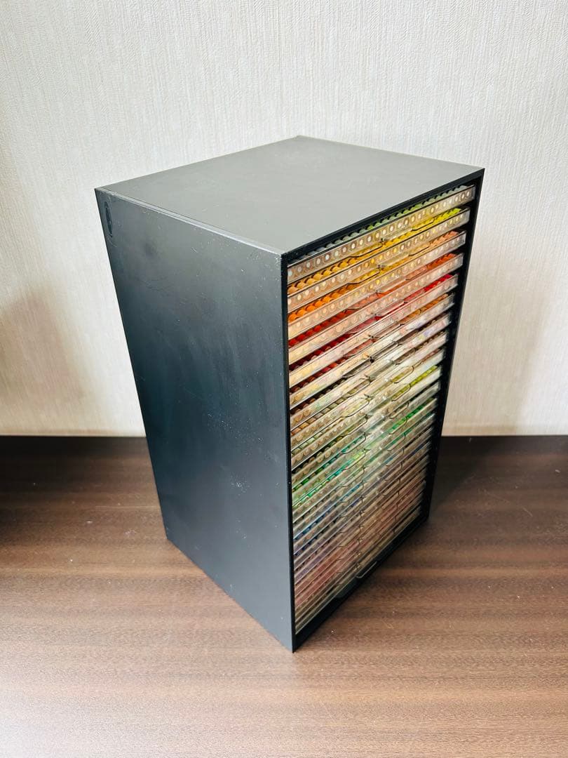 Mamamiak　色鉛筆セット　500色　収納棚付き