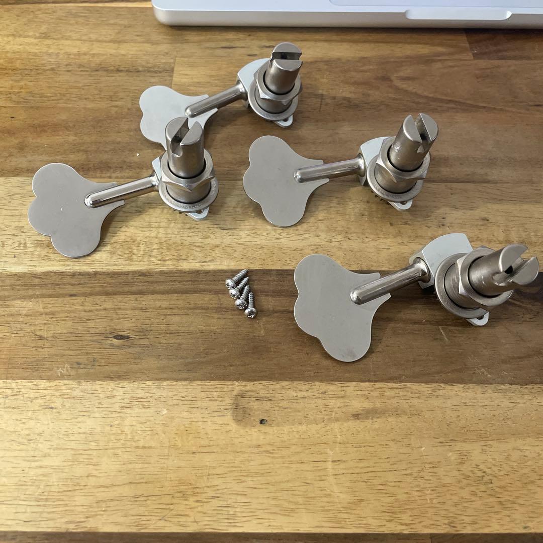 ベース用ペグ 4個セット シルバー