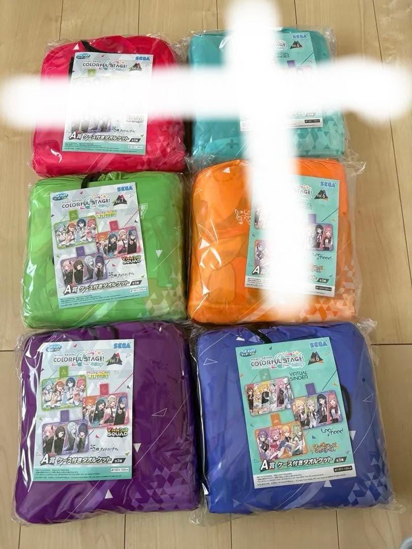 アニメキャラクター クッションセット 6色