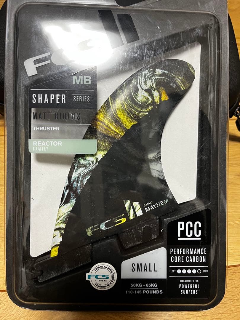 FCS II Mayhem サーフボードフィン 3枚セット