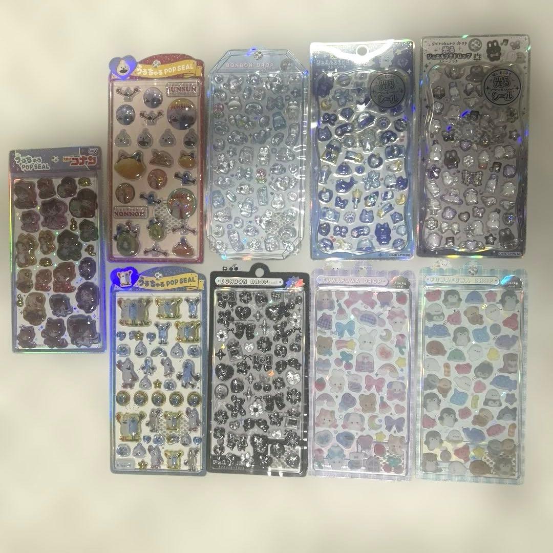 ボンボンドロップシール　プチドロップステッカー　うるちゅるポップシール