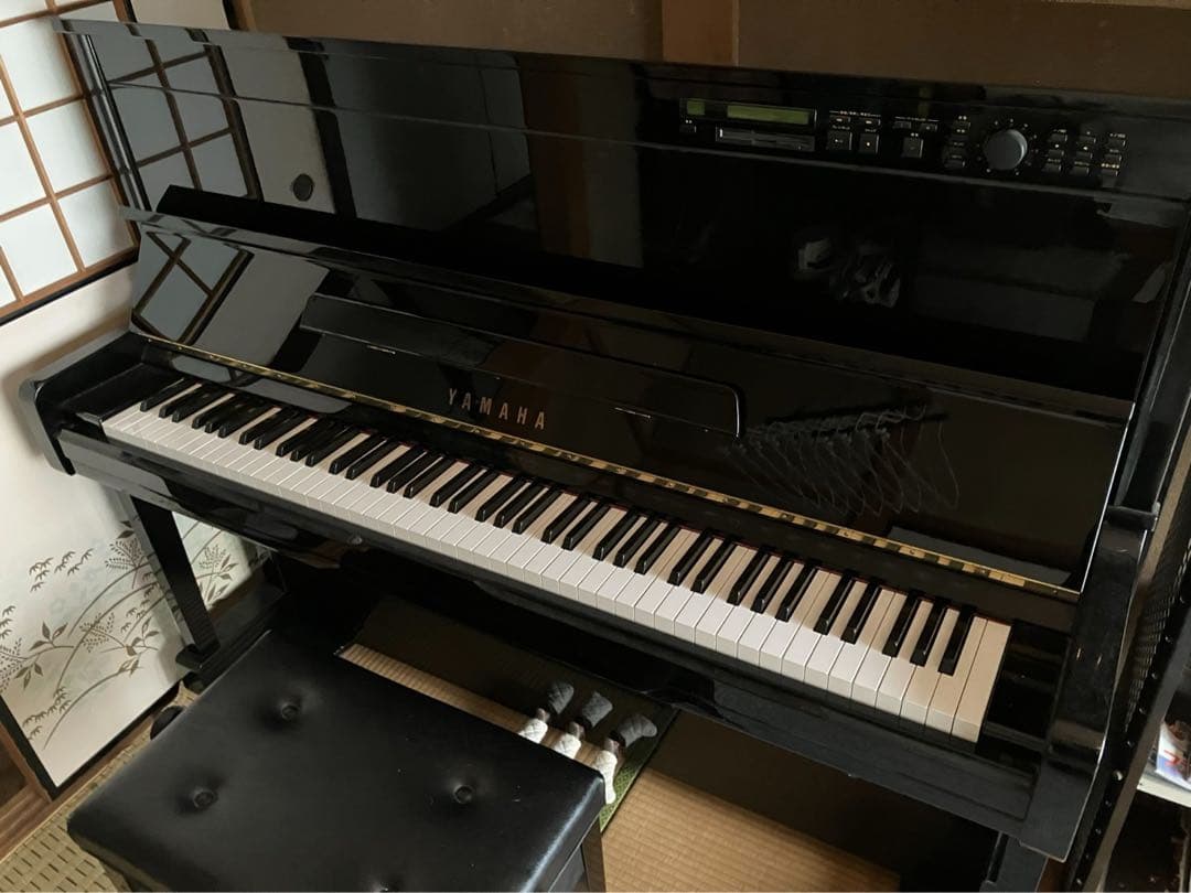 YAMAHA アップライトピアノ 黒
