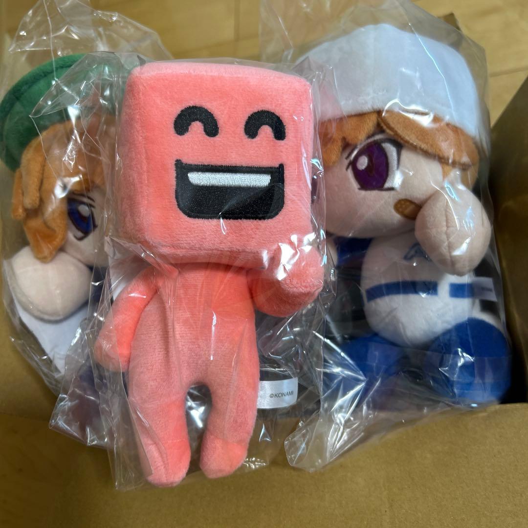 調子くん　絶好調　猪狩進　猪狩守　ぬいぐるみ 3体セット　コナミ　パワプロ