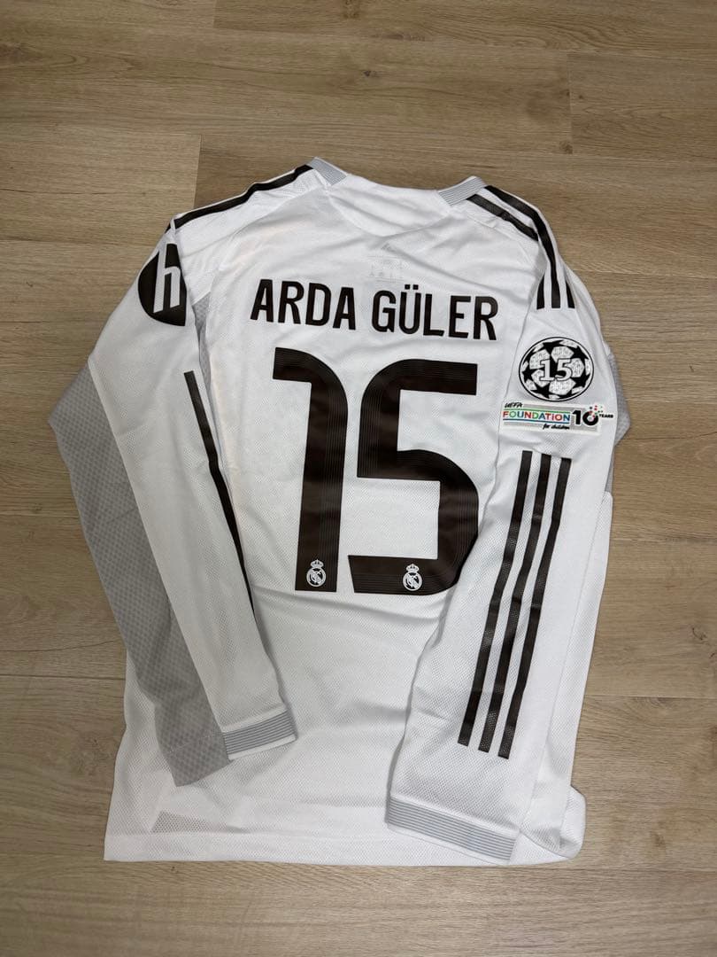 レアルマドリード　ホーム　ユニフォーム　長袖　アルダギュレル　L