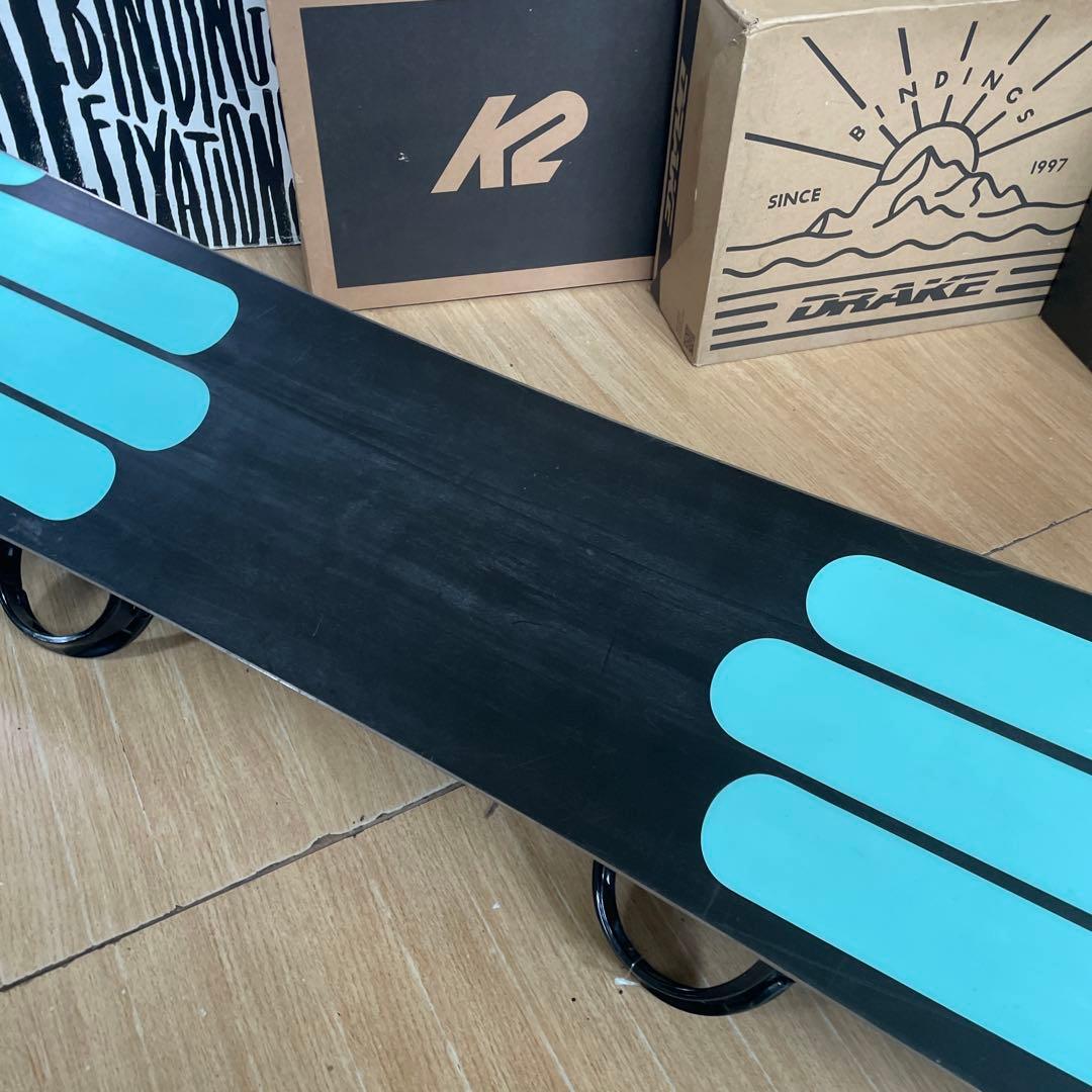 BATLEON×FLUX　EVILTWIN　バインディング付スノーボードセット