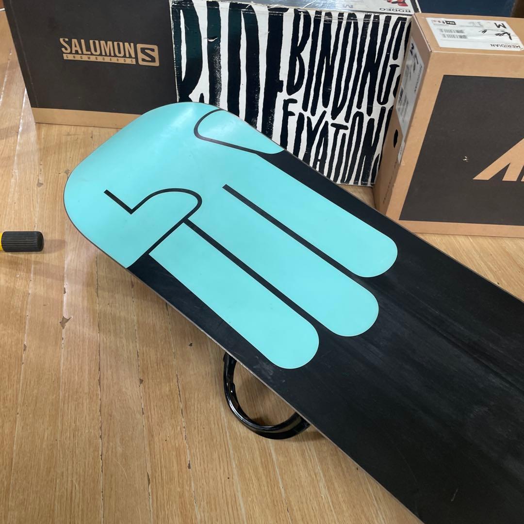 BATLEON×FLUX　EVILTWIN　バインディング付スノーボードセット