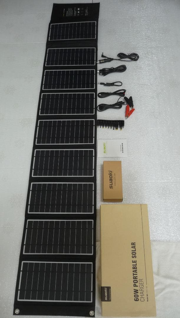suaoki ソーラーチャージャー　60W