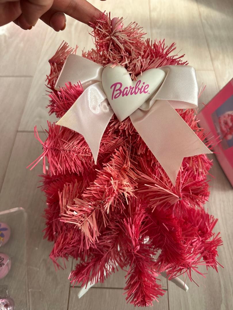 2000年バービーBarbieクリスマスツリー　ヴィンテージ ピンク