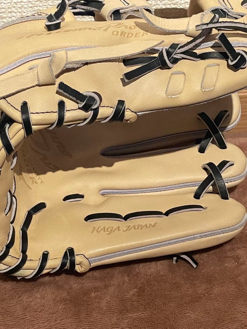 ミズノプロ 硬式 内野手 坂本モデル ブロンド 波賀ジャパン