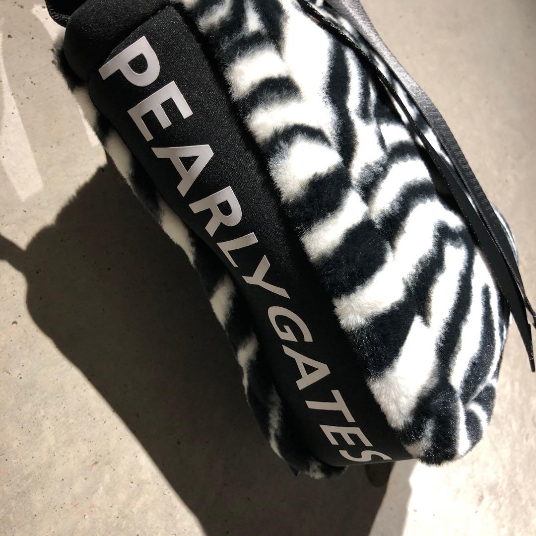 入手困難 PEARLY GATES フェイクファー ゼブラ柄カートバッグ