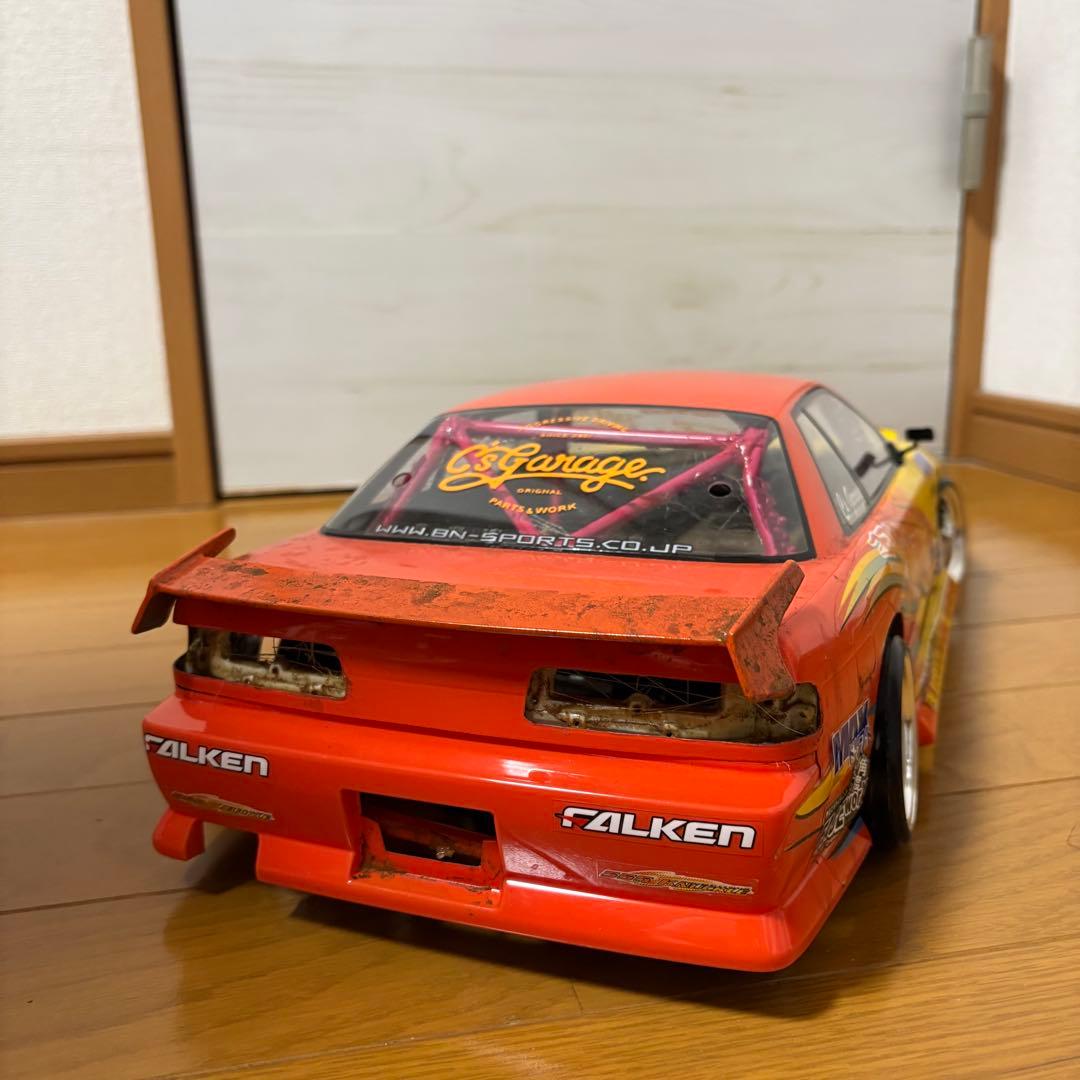 ヨコモ s13 ワンビア 180sx フロント移植 ボロ車仕様