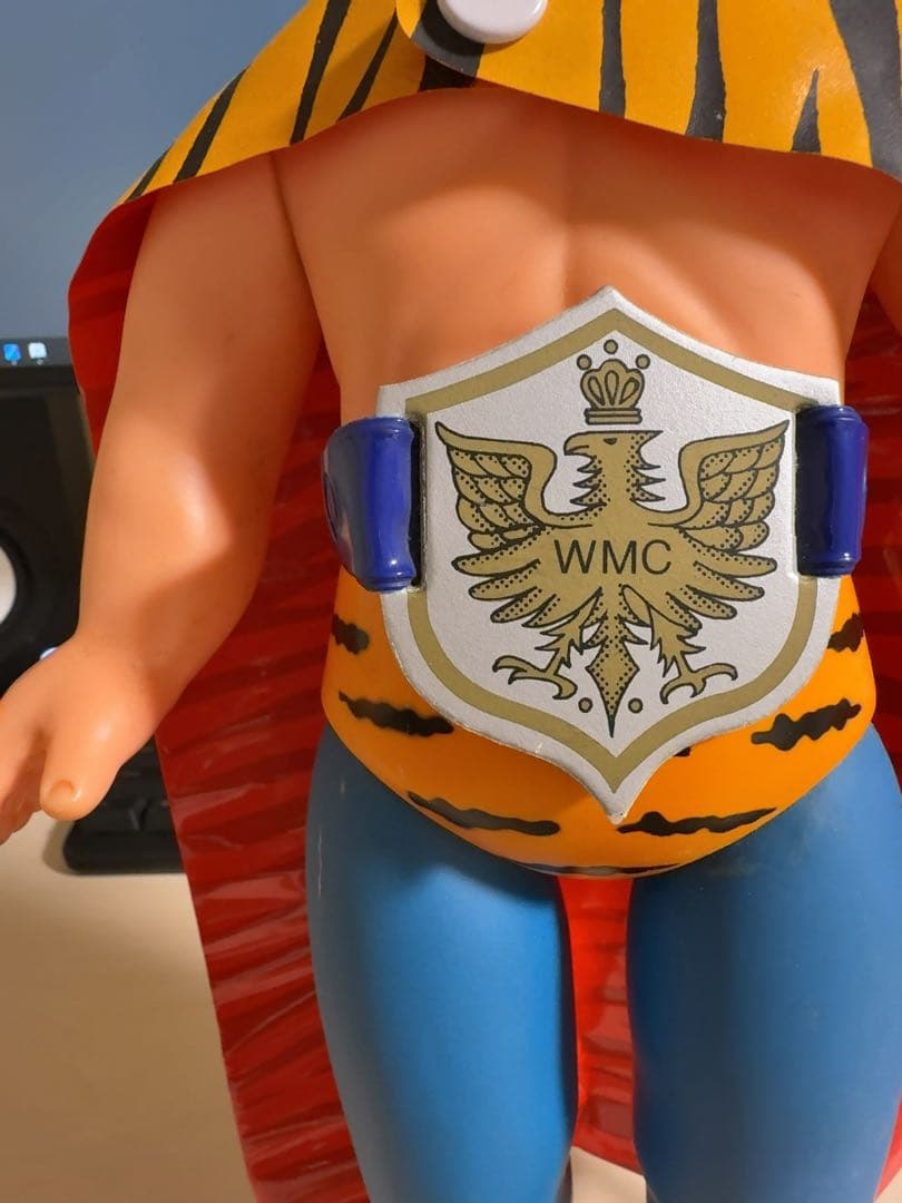 タイガーマスク　伊達直人　中嶋製作所　ジャイアントサイズ　ソフビ　フィギュア