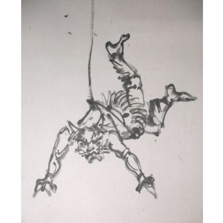 ◆『徳川慶喜 水墨鍾馗図』◆検）徳川家康 西郷隆盛 坂本龍馬 徳川家光 豊臣秀吉