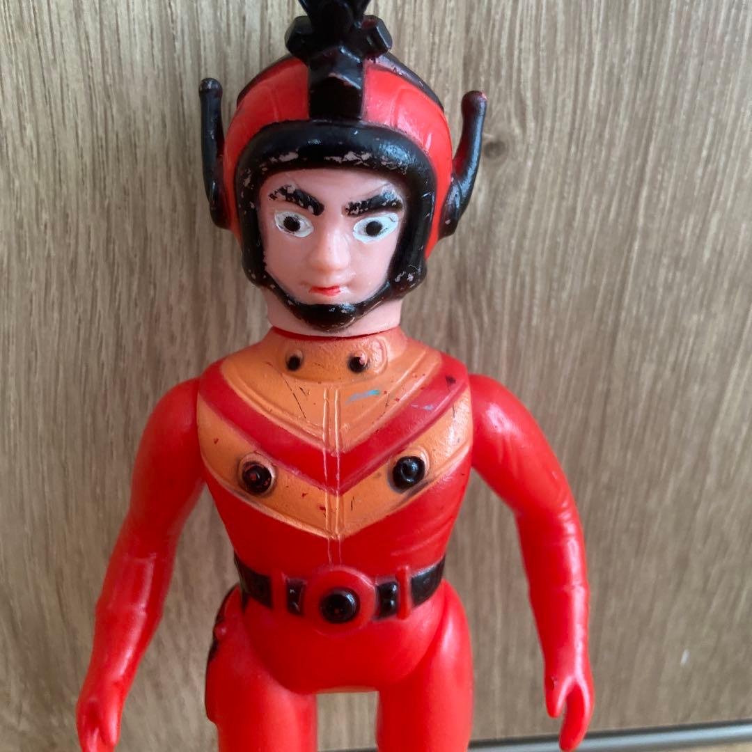 当時物 ブルマァク 五隊員セット TAC隊員 ソフビ タック ウルトラマンA