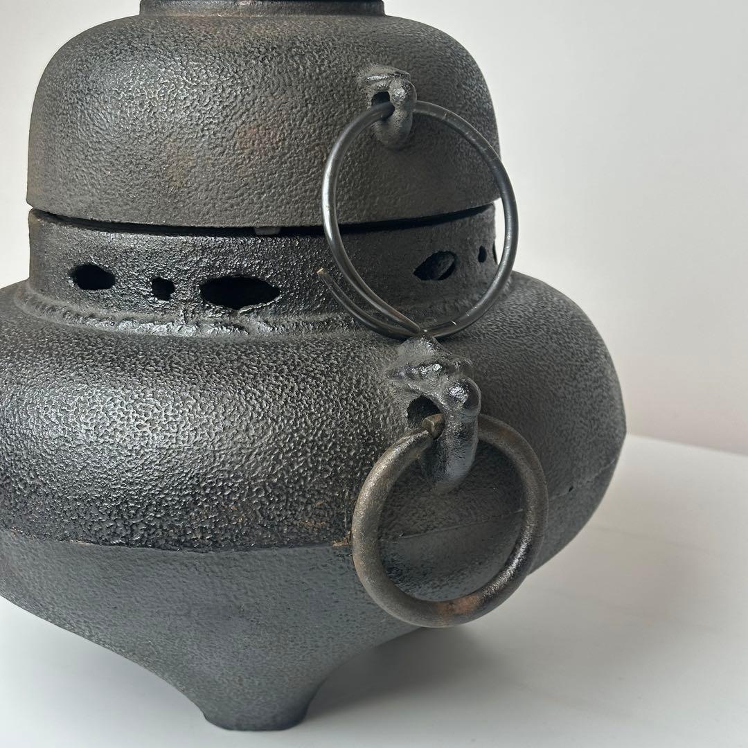 美品 風炉釜 龍敏堂造 龍敏堂