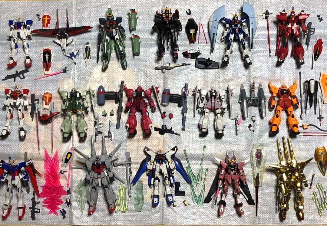 旧HGガンプラ＋α　ジャンク16種セット