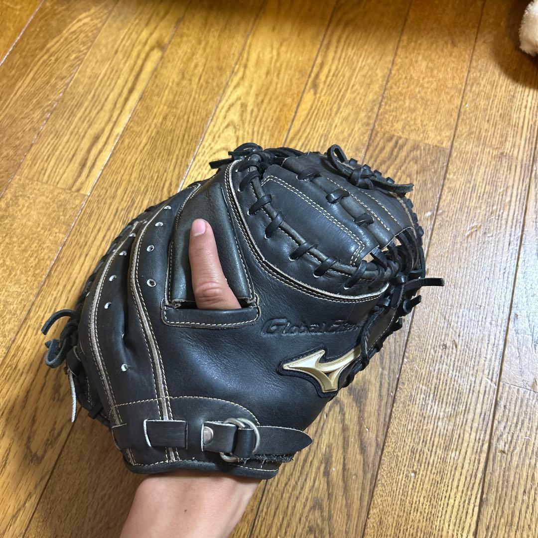 Mizuno 軟式キャッチャーミット 黒