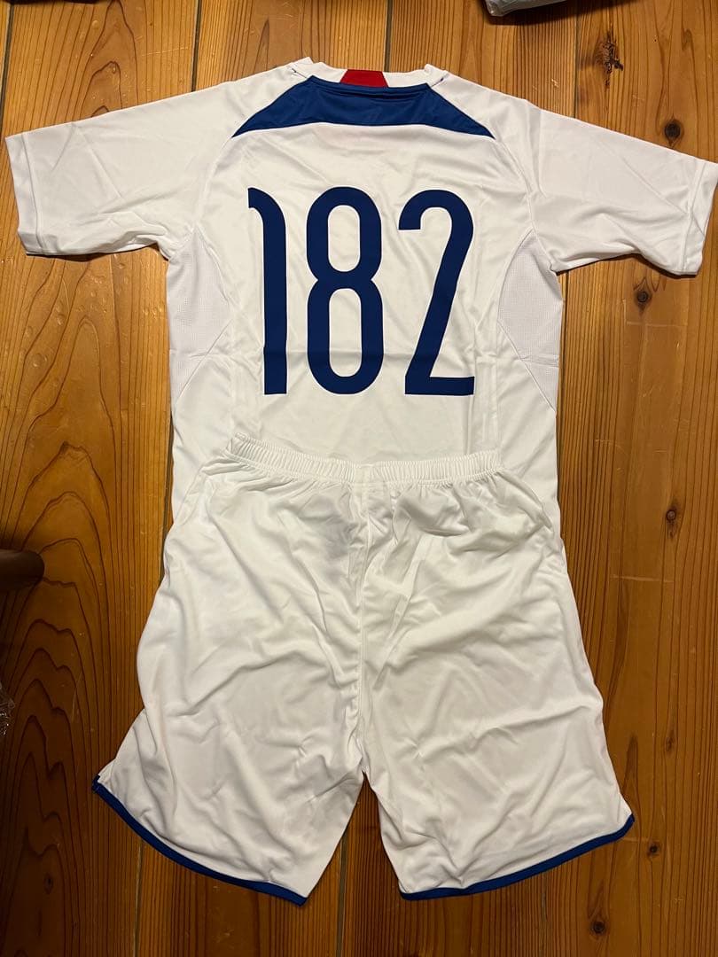 山梨学院大学サッカー部　半袖アウェイユニフォーム上下セット